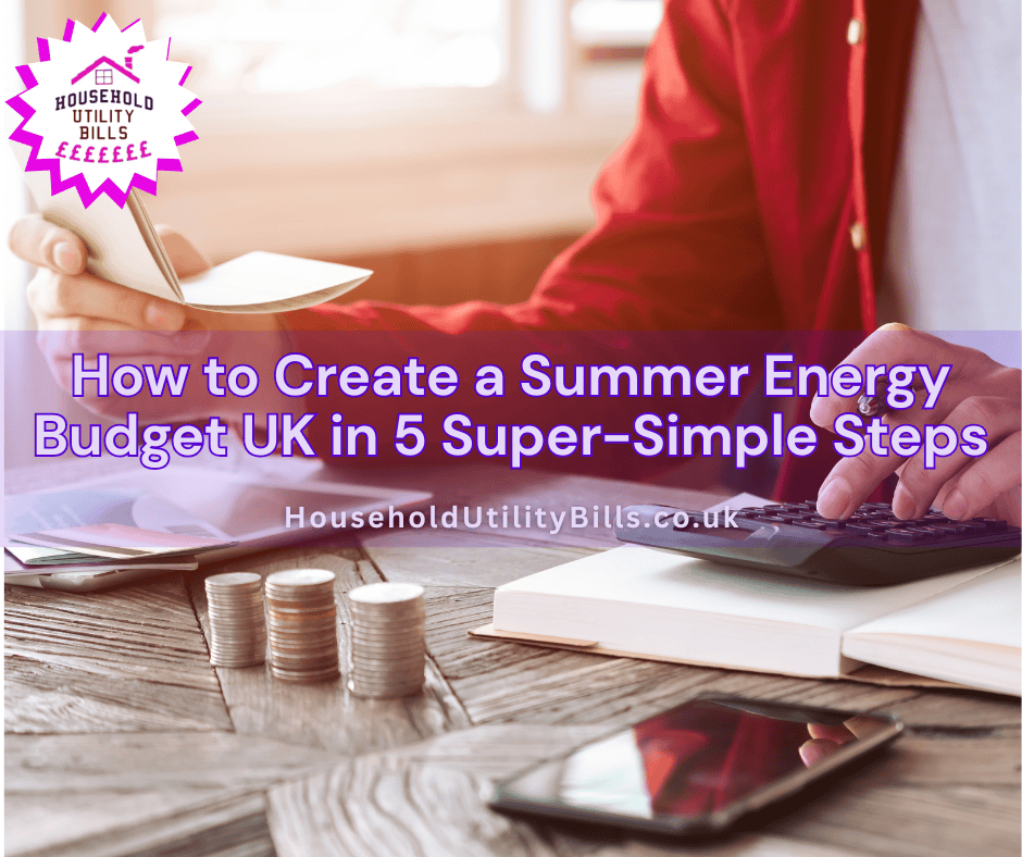 A Lady Using A Calculator, Creating A Summer Energy Budget Uk In 5 Super-Simple Steps
