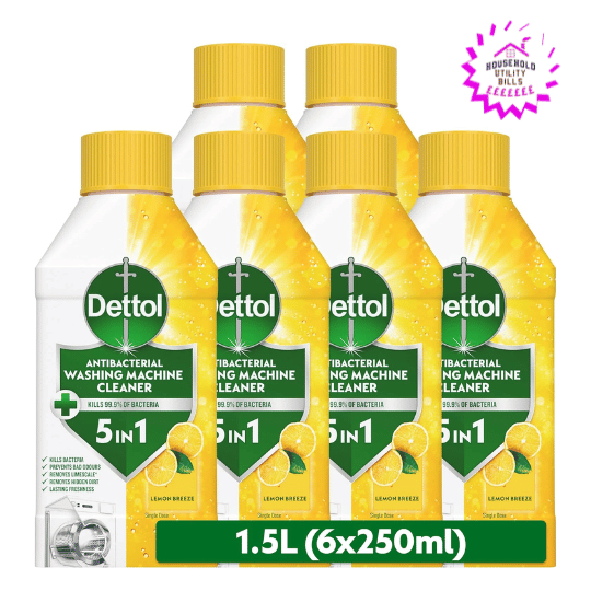Best Washing Machine Cleaners For Bad Smells At Home: Freshen The Drum, Seal And Drawer Properly 2 Dettol Washing Machine Cleaner, 250 Ml